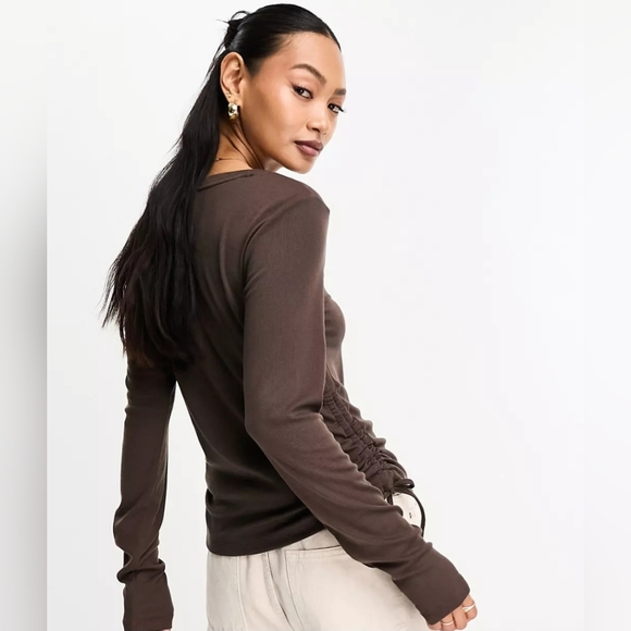 a new day Tops - A NEW DAY casual green long sleeve top